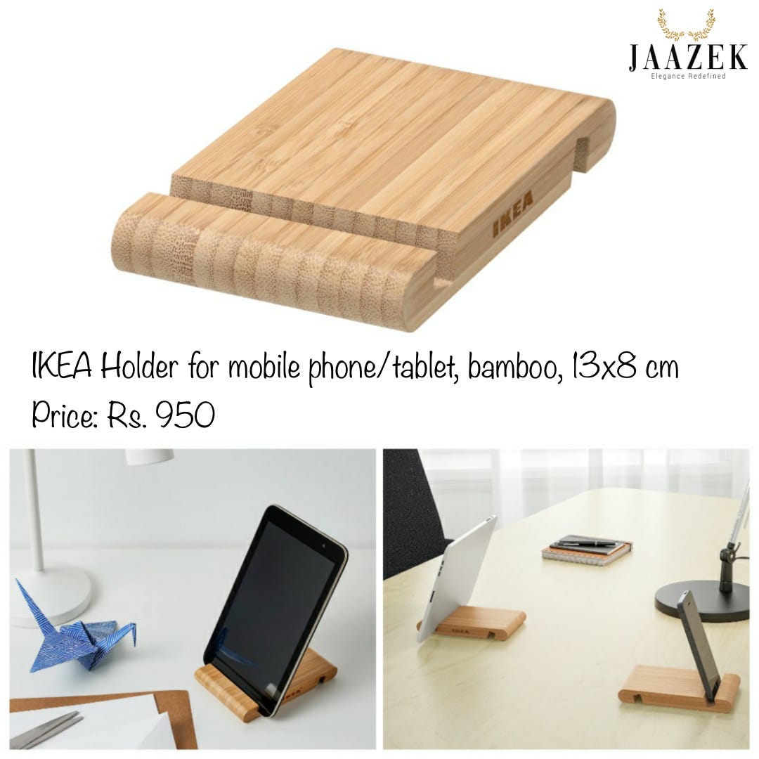 IKEA phone holder, bamboo, BERGENES